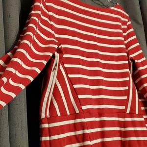 Vintage Gap striped fitted dress xl